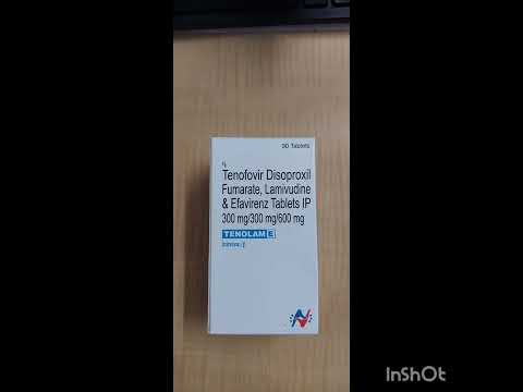 Tenolam E( Tenofovir Disoproxil Fumarate, Lamivudine & Efavirenz 300/300/600) Tablets