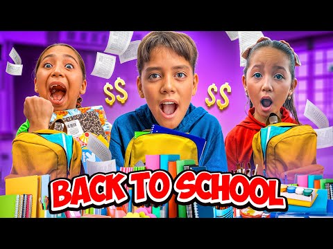 REGRESO A LA CLASES | BACK TO SCHOOL CON 4 NIÑOS 😱
