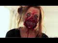 Ripped Mouth Zombie Makeup Application 