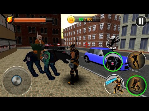 Flying Panther Hero City Battle | Super Panther Hero Survival - Android GamePlay