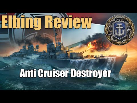 Elbing Review: The Anti Cruiser Destroyer | World of Warships Legends | 4k
