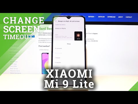 How to Set Screen Timeout in XIAOMI Mi 9 Lite – Screen Blackout