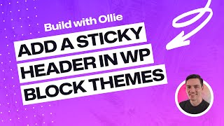Fixing the sticky header bug in the WordPress site editor