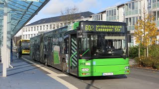 preview picture of video '[Sound] Bus MAN NG 313 (Wagennr. 0166) der WSW mobil GmbH, Wuppertal'