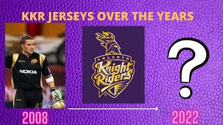 KKR Jerseys over the years (2008-2022)