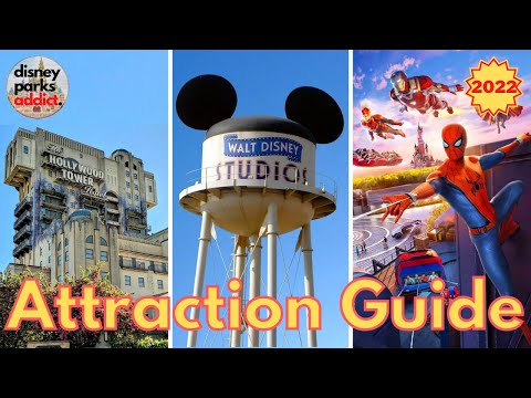 Walt Disney Studios Park ATTRACTION GUIDE - Disneyland Paris Resort - 2022 - All Rides + Shows