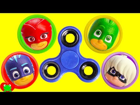 LEARN Colors PJ Masks Fidget Spinner Game