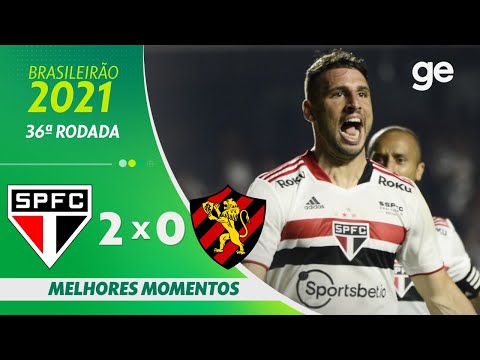 Gols e lances de São Paulo x Sport