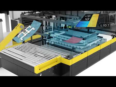 Печь для для крупноформатного моллированного стекла LandGlass LD-E