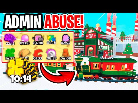 ¡YA EMPEZÓ MEGA ADMIN ABUSE del POLO NORTE + PINTANDO BASES DE NAVIDAD y más! Steal a Brainrot