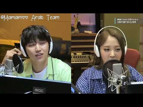 [Arabic Sub]  MAMAMOO Moonbyul on B1A4 Sandeul's Starry Night Radio (92CLUB) - مترجم عربى