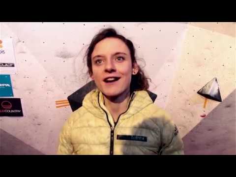 Mélissa Le Nevé, winning the Rab CWIF and sending Mécanique Élémentaire (8B+ | V14)