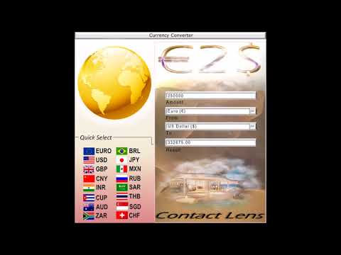 01. Contact Lens - Euro to Dollar