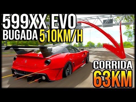 599XX EVO BUGADA na CORRIDA de 63KM - Forza Horizon 4 Online