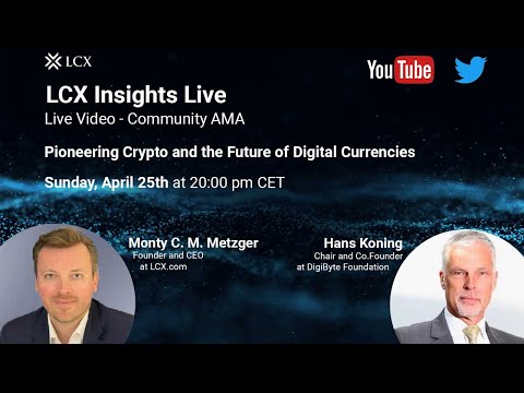 Pioneering Crypto and the Future of Digital Currencies | Hans Koning | LCX Insights Live