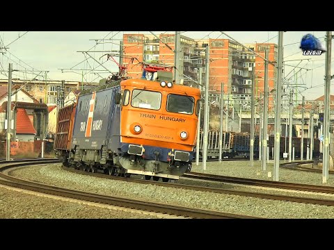 🚊🏁🚊LE5100KW 400 437-6&Marfar RELOC MARFĂ VS LEMA 480 012-0&Marfar DB Cargo Train in Arad 03 Feb 2021