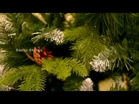 Green pvc 7ft woodbridge fir artificial christmas tree, size...