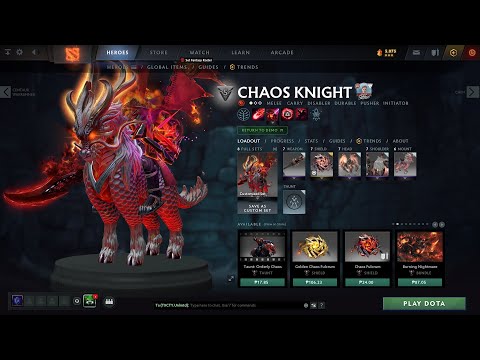 The Most Expensive Set of Chaos Knight DOTA 2