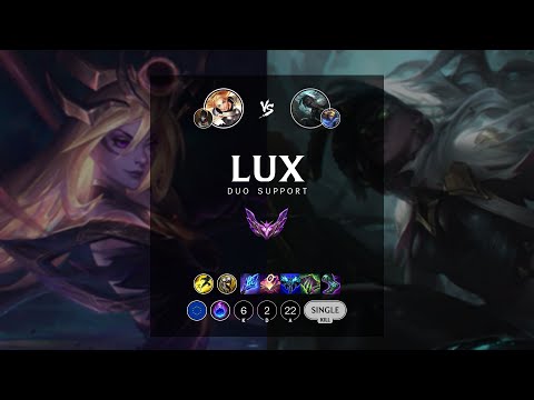 Lux Support vs Senna - EUW Master Patch 12.11