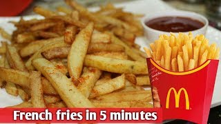 5 min me banaye Crispy French fries simple and eas