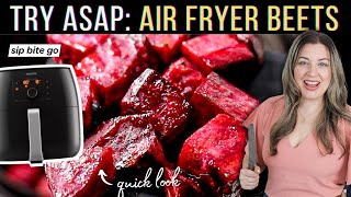How To Make Air Fryer Beets Recipe (Cook With Me)
