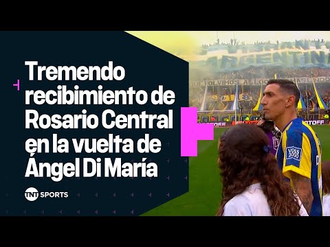 ¡EXPLOTÓ EL GIGANTE!🎇 El TREMENDO RECIBIMIENTO de ROSARIO CENTRAL en la VUELTA de Ángel DI MARÍA