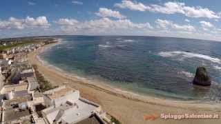 preview picture of video 'Torre Pali - riprese da un drone della spiaggia di Salve (LE) - Salento'