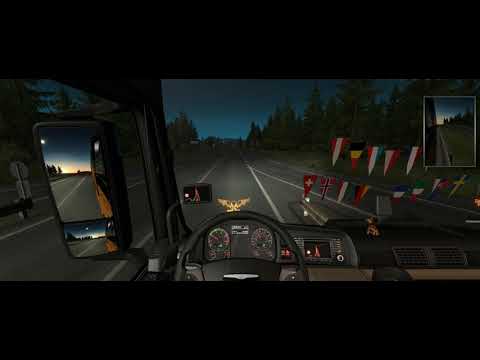 Promilowe granie 🎮 ✅ETS2 - Multi Player  Man Euro 6 By SCS 1.34 Trasy firmowe