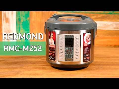 Мультиварка REDMOND RMC-М252 серебристый-серый - Видео