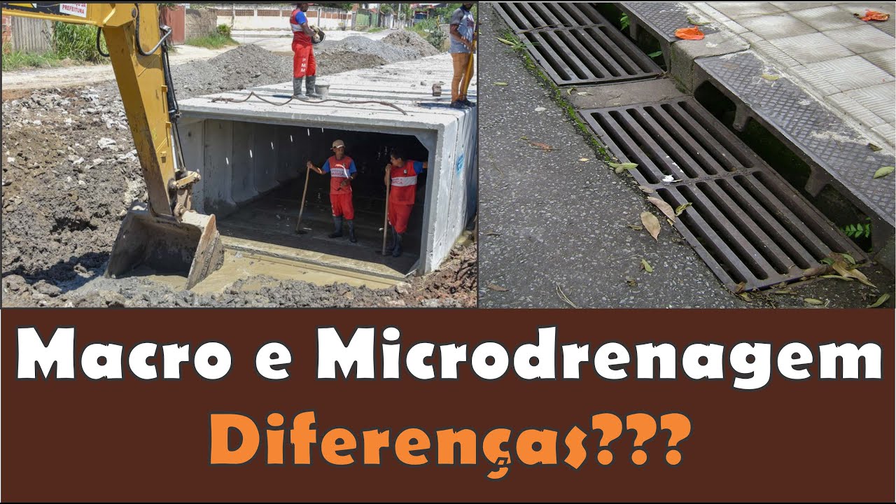 QUAIS AS DIFERENÇAS ENTRE SISTEMAS DE MACRO E MIRODRENAGEM? - Conheça os elementos da microdrenagem