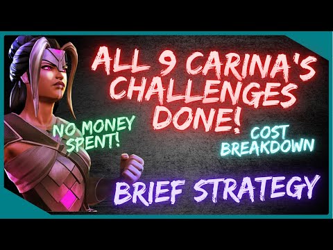 Carina's Challenges DONE! My Personal Cost Breakdown And Brief Strategy! (Full Guides To Follow)