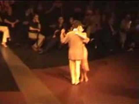  Javier Rodriguez  and  Geraldine Rojas  are  dancing  to  the  tango  "  En Esta Tarde Gris  "