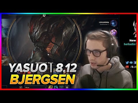 688. Bjergsen - Yasuo vs Lissandra - Mid - Patch 8.12 - NA Challenger