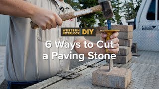 6 Ways to Cut a Paving Stone