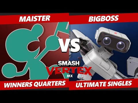 Smash Vertex Winners Quarters - Maister (Game & Watch) Vs. BigBoss (ROB) Smash Ultimate - SSBU