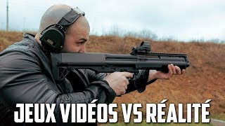 Fusil a pompe : jeux vidéos vs réalité ksg, olympia, 
