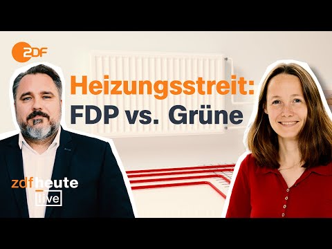 Coalition dispute over heating law: Traffic light politicians in debate on ZDFheute live
