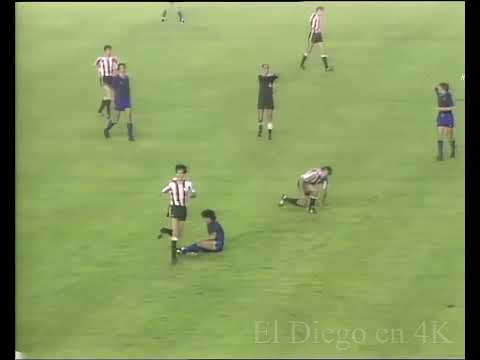 La Lesión que Marcó a Maradona: Barcelona vs Athletic Bilbao 1984  4K