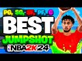 BEST 6’5-7’3 JUMPSHOT on NBA 2K24! OVERPOWERED JUMPSHOTS for ALL BUILDS on NBA 2K24!
