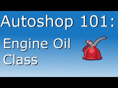 Autoshop 101: Engine Oil Class