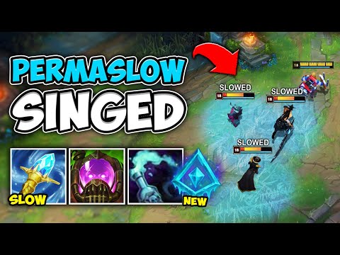 PERMASLOW SINGED IS TAKING OVER SEASON 12 (NEW GLACIAL AUGMENT) - League of Legends