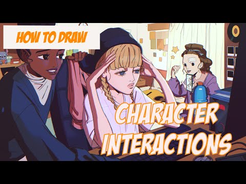How to draw character interactions - quick and simple guide