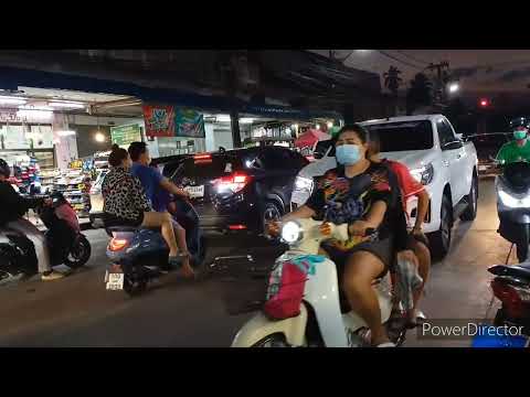 Thailand evening market scenes