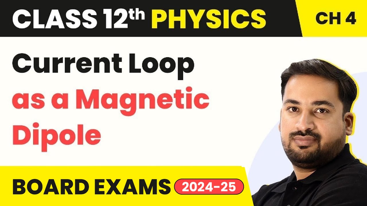 Current Loop as a Magnetic Dipole - Moving Charges and Magnetism | Class 12 Physics Ch 4 (2023-24)