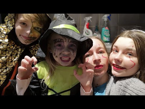 vlog halloween. frayeur à mes garçons. tournage film à auby... 😁