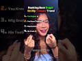Ranking The Best Like Sugar On My Tongue Trend Shorts Tiktok Trend