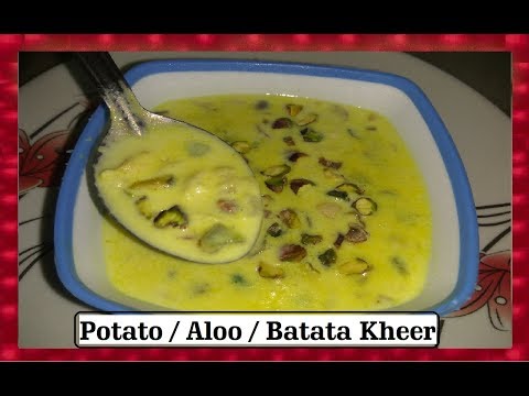 Potato / Aloo / Batata Kheer - Easy Breakfast Snacks Recipe - Sweet Recipe - Shubhangi Keer Video