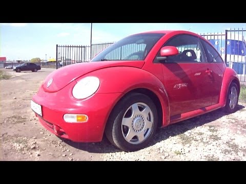 1998 Volkswagen New Beetle.Start Up, Engine, and In Depth Tour.