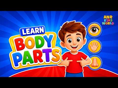 Fun Learning for Toddlers & Kids | Learn the Body Parts with Us | Preschool Body Part Learning Song video thumbnail