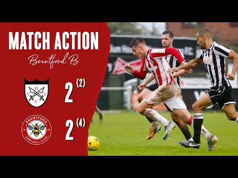 Match Action: Hanwell Town 2-2 Brentford B (Brentford win 4-2 on pens)